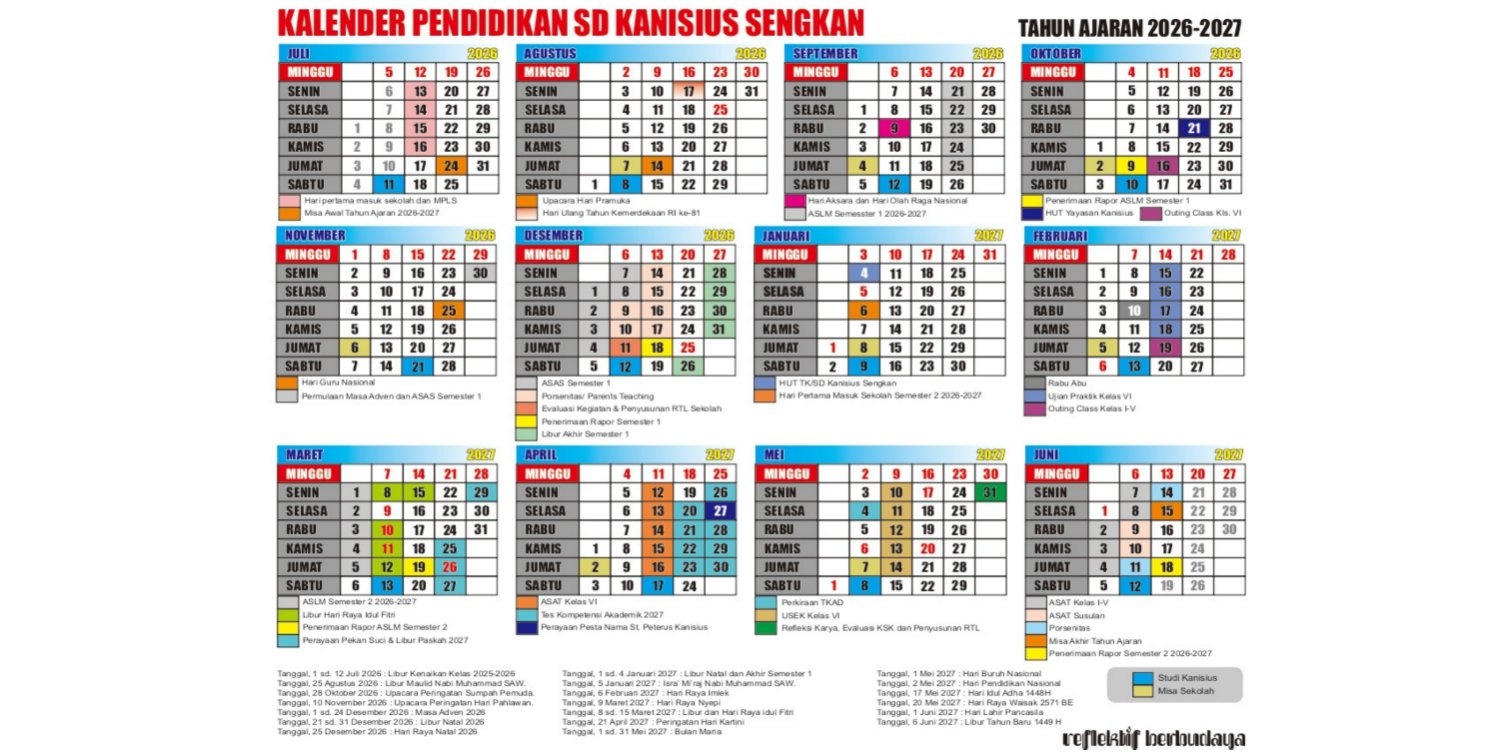 Kalender Akadmik 2026 2027