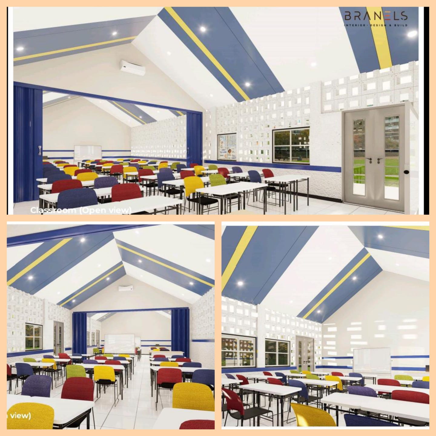 Aula yang modern dan  nyaman