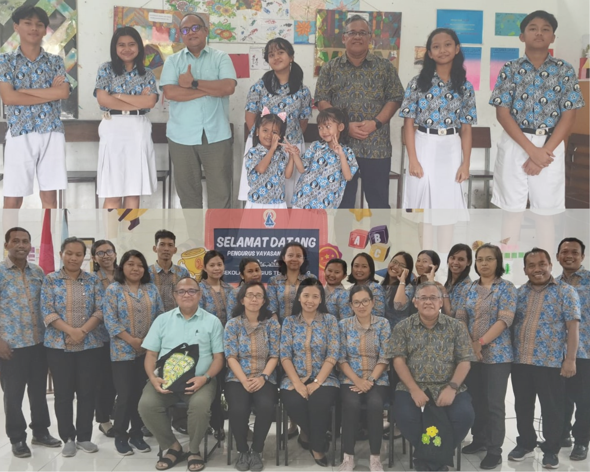 Wawan Hati Ketua Pengurus dan Bendahara Yayasan Kanisius