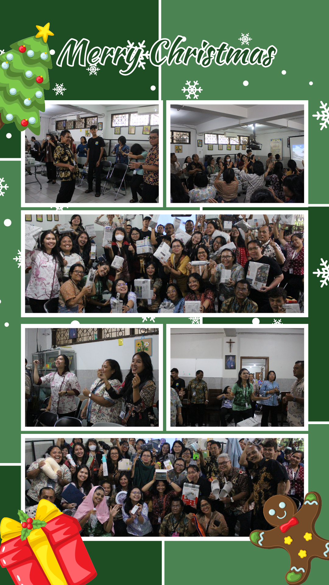 Perayaan Natal Guru dan Karyawan SD Mardi Yuana Depok