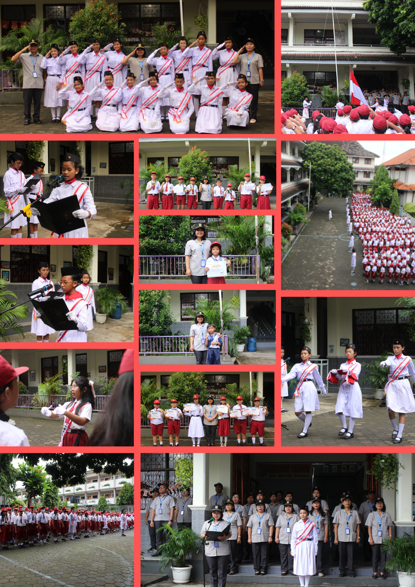 Upacara Bendera dan Pemberian Apresiasi Siswa Berprestasi