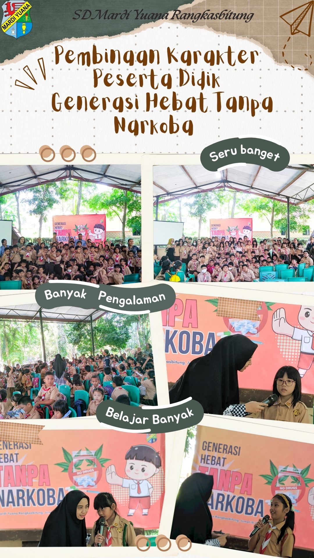 Pembinaan Karakter Peserta Didik SD Mardi Yuana Rangkasbitung