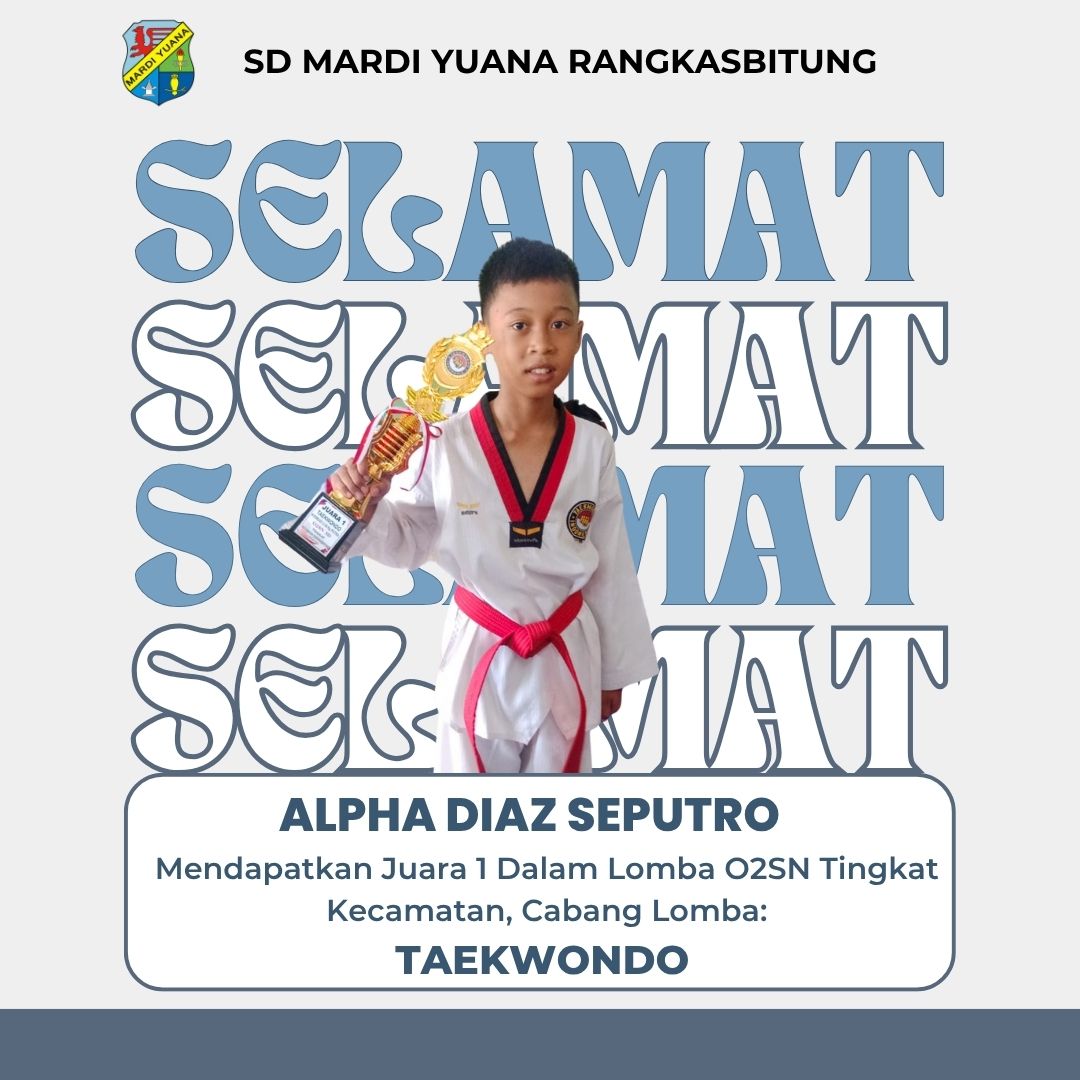 Prestasi Kejuaraan O2SN SD Mardi Yuana Rangkasbitung Tahun 2025 Tingkat Kecamatan Rangkasbitung