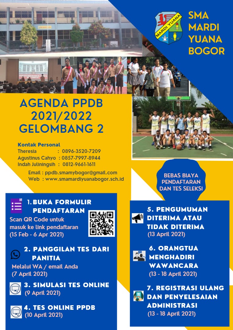 PPDB SMA Mardi Yuana Bogor Gelombang 2