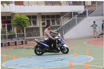 Sosialisasi Keselamatan Berkendara di SMA Mardi Yuana Bogor