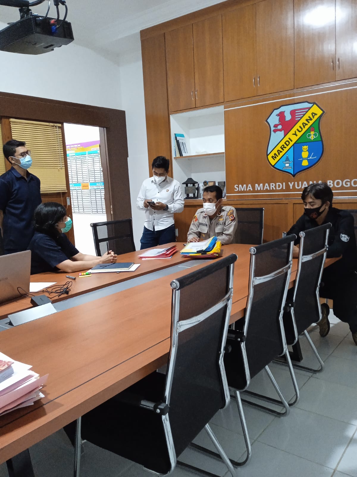 Monev Persiapan PTM SMA Mardi Yuana Bogor