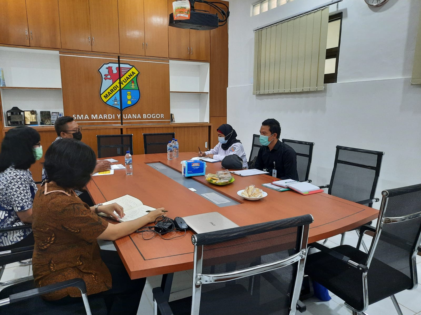Monev Persiapan PTM SMA Mardi Yuana Bogor