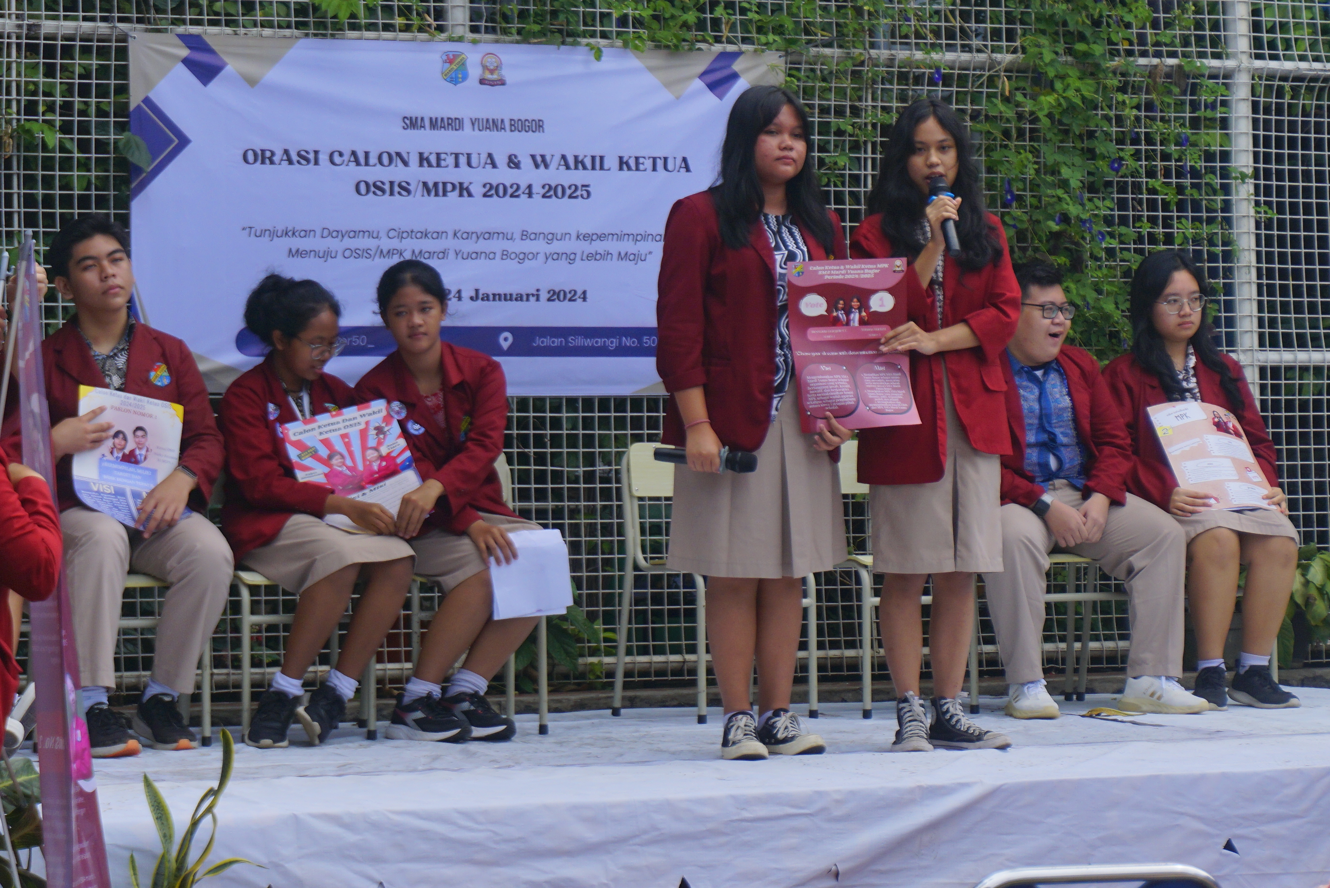 Orasi Osis SMA Mardi Yuana Bogor