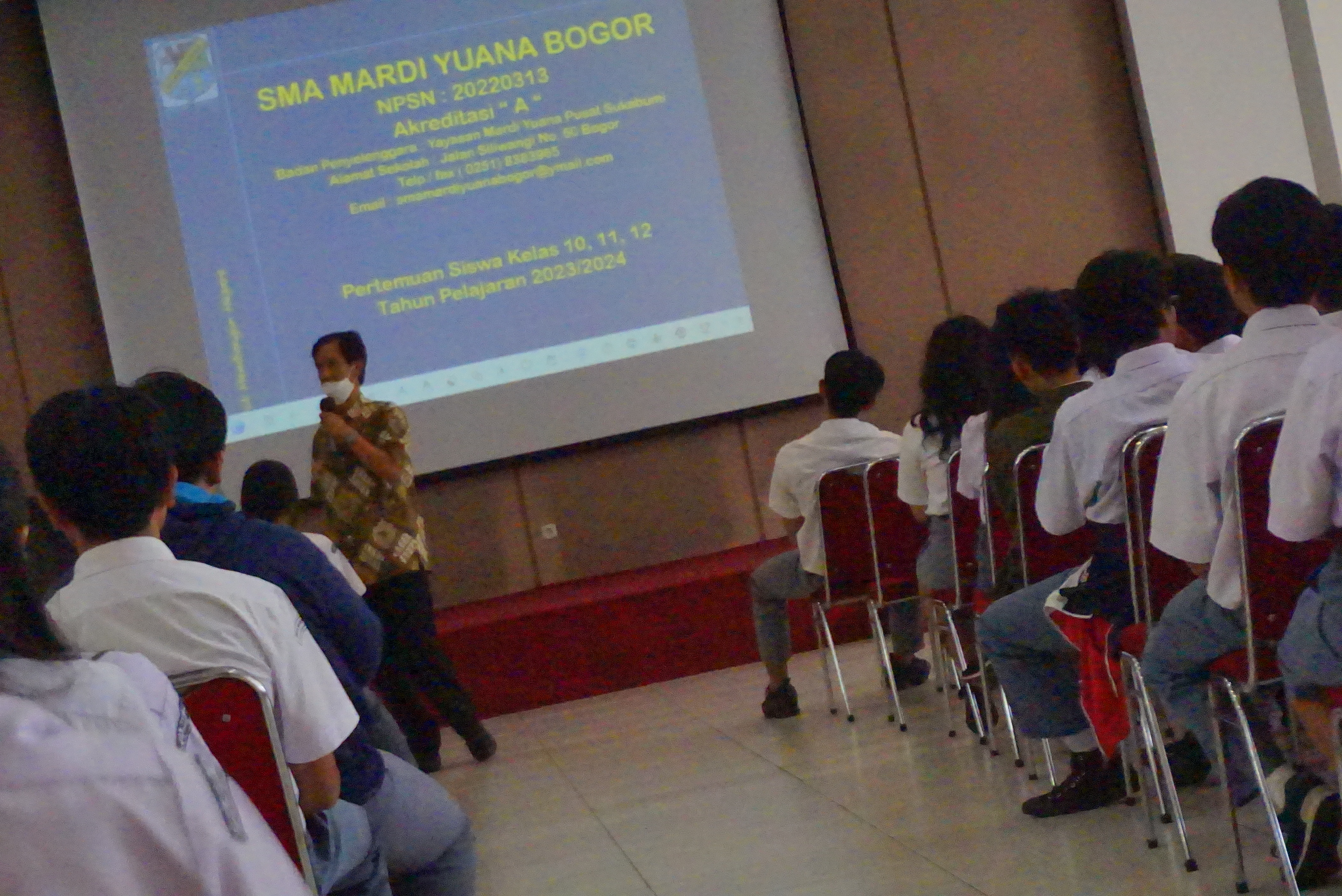 Sosialisasi Kelas 12 SMA Mardi Yuana Bogor