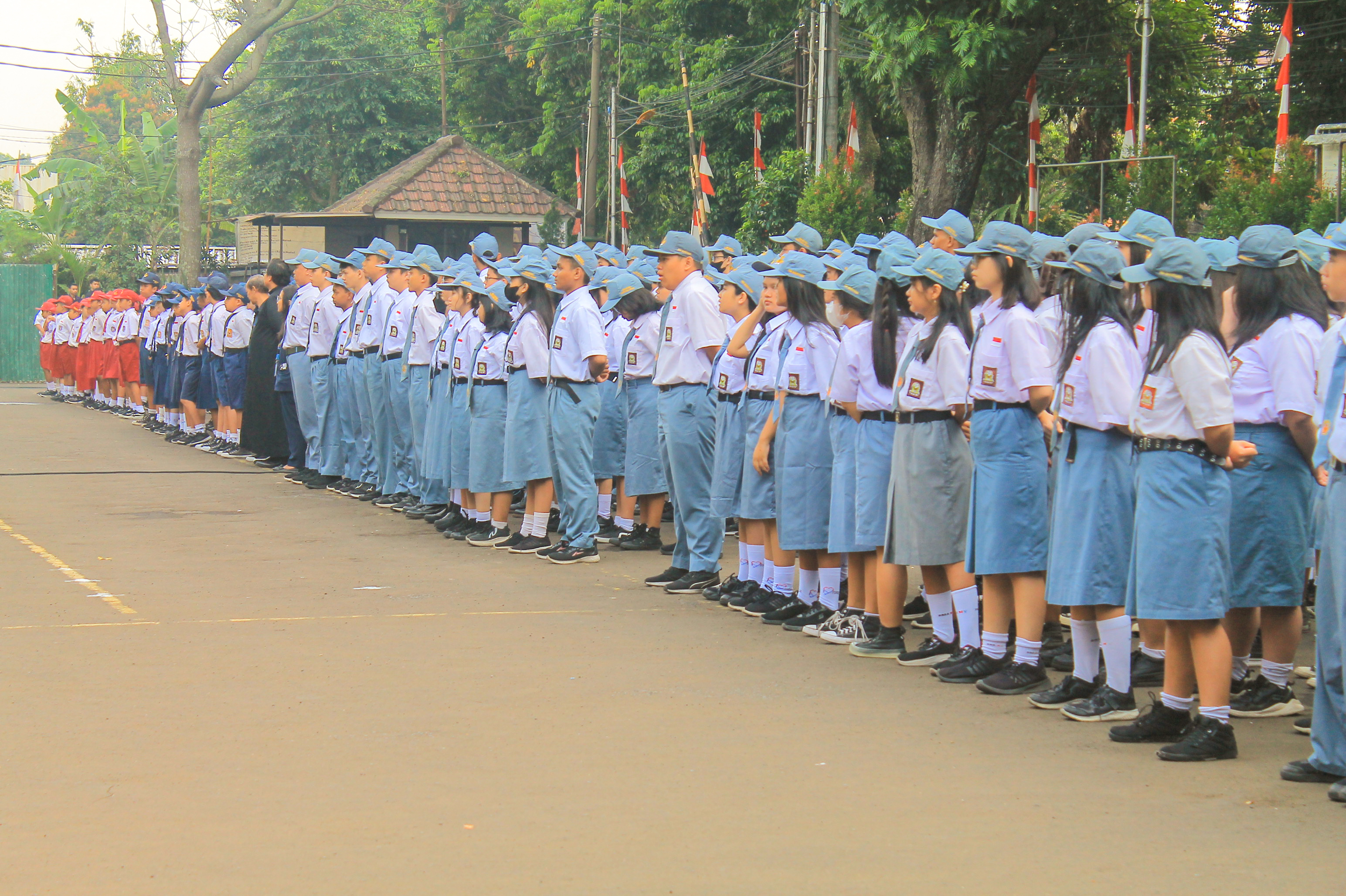 Upacara bendera 17 agutus 2024
