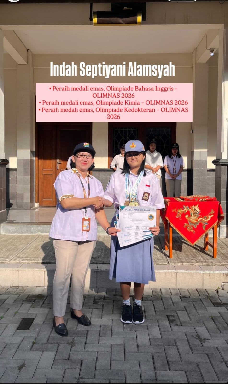 PERAIH MEDALI EMAS OLIMNAS 2026