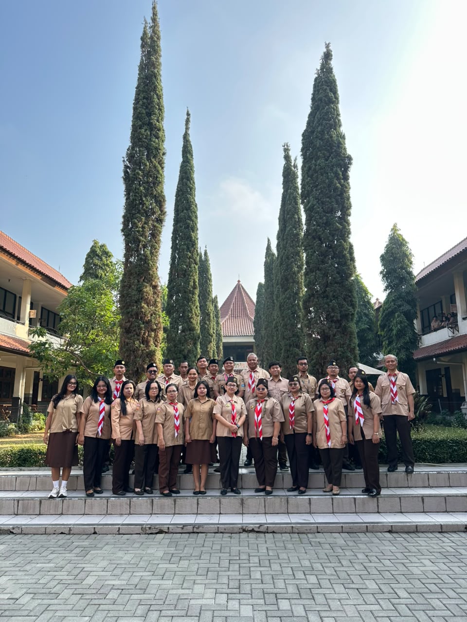 Upacara Memperingati Hari Pramuka SMA Mardi Yuana Sukabumi