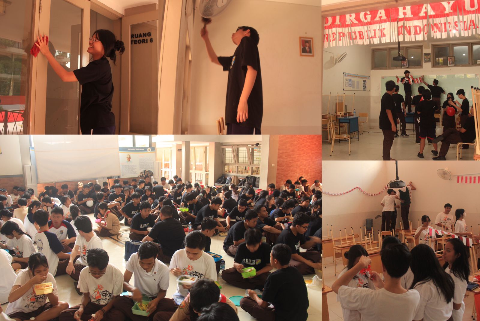 Kerja Bakti & Menghias Kelas