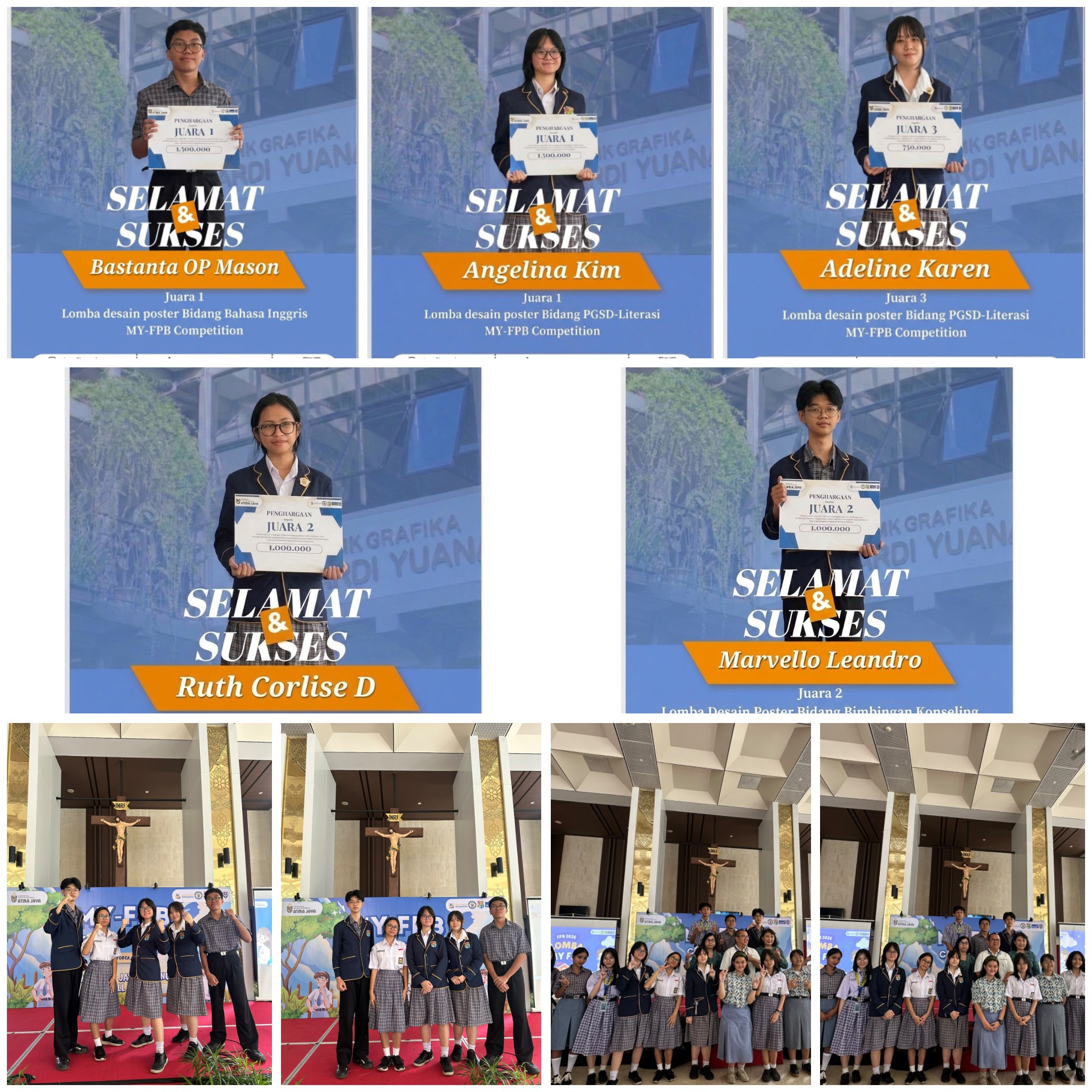 SMKS Grafika Mardi Yuana Bogor Raih Juara Lomba Poster MY- FPB Atma Jaya 2026