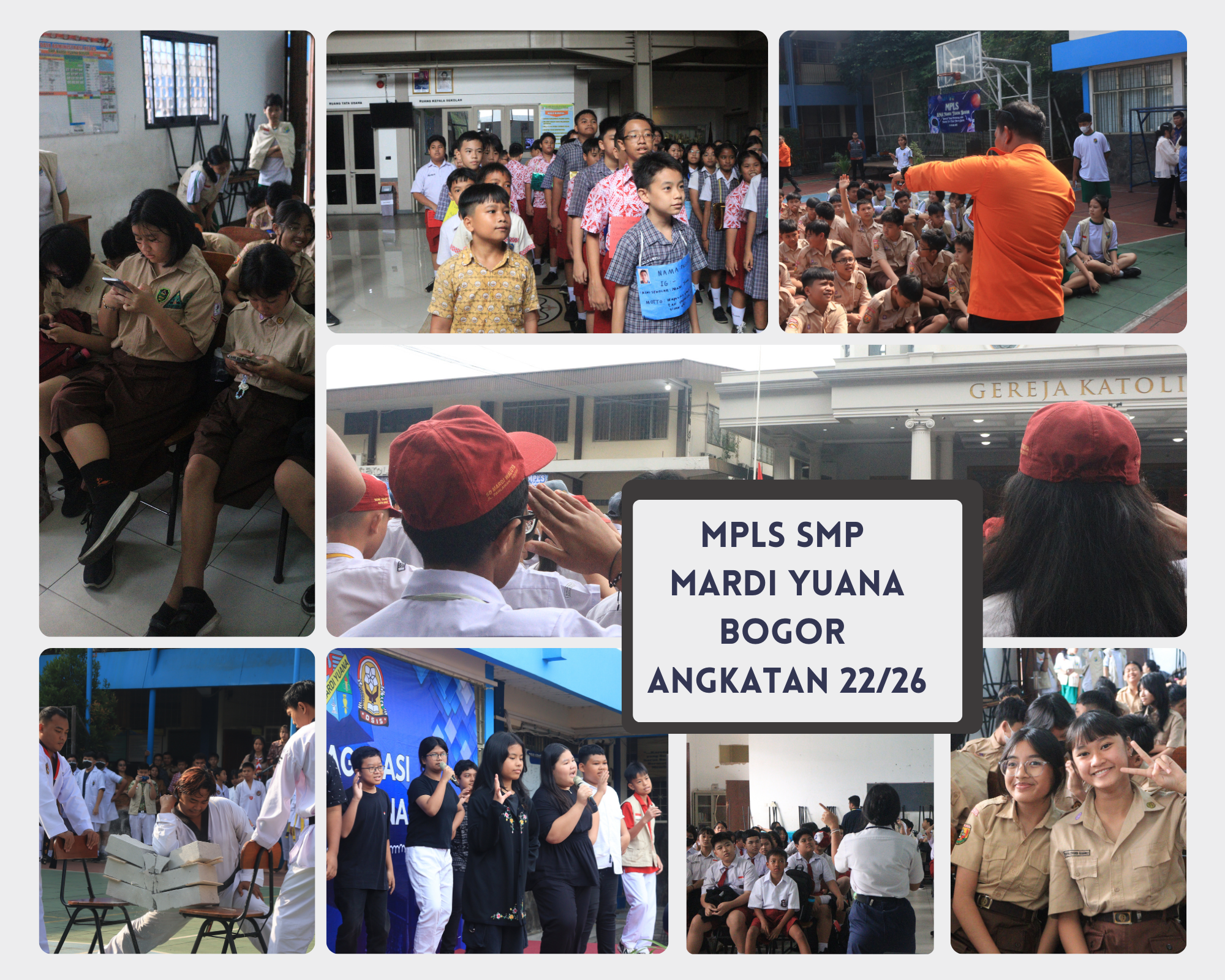 Masa Pengenalan Lingkungan Sekolah SMP Mardi Yuana Bogor