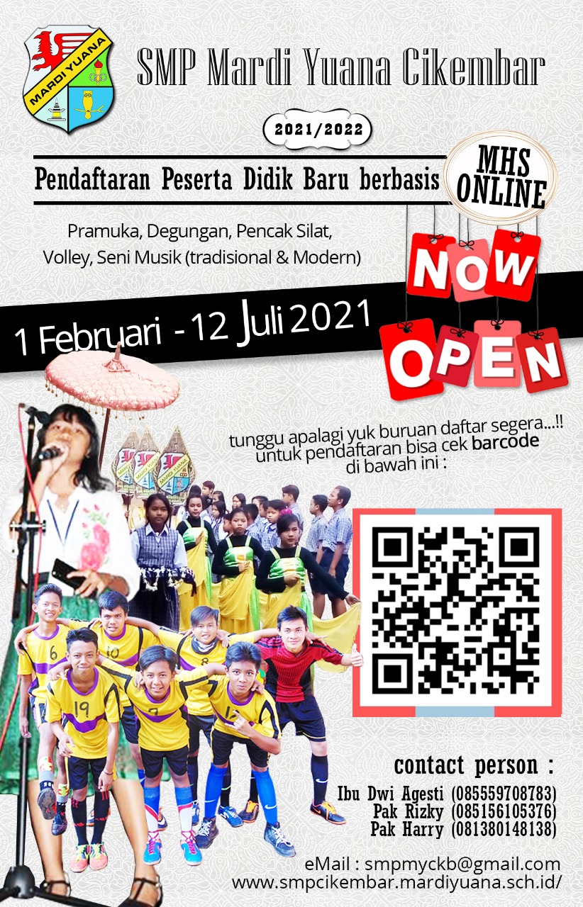 PPDB Berbasis MHS Online SMP Mardi Yuana Cikembar Tahun Pelajaran 2020-2021