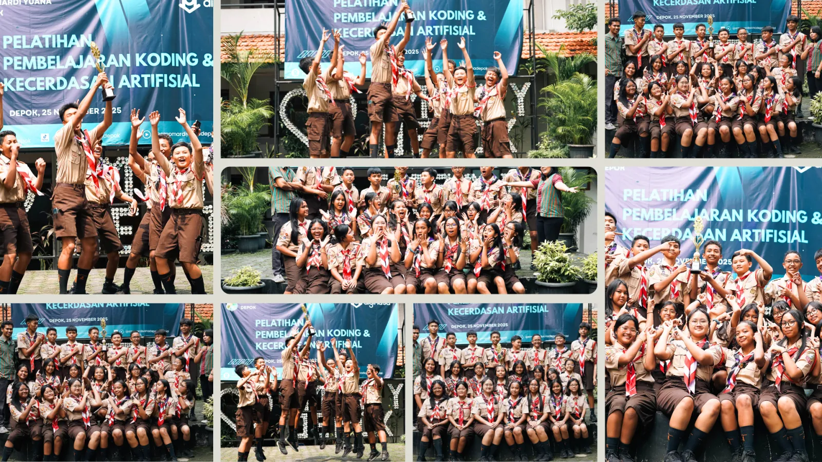 Selamat kepada Tim Pramuka SMP Mardi Yuana Depok