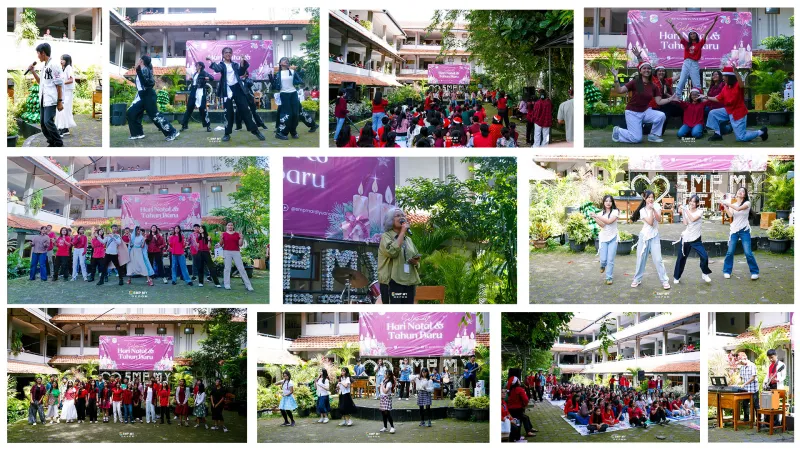 SUKA CITA NATAL SISWA SISWI SMP MARDI YUANA DEPOK