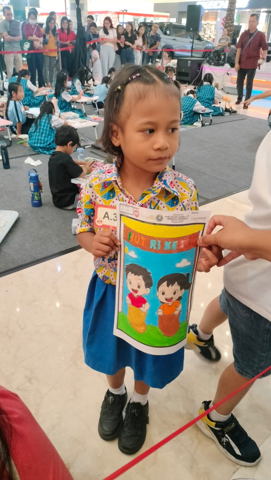 Hasil Mewarnai Murid