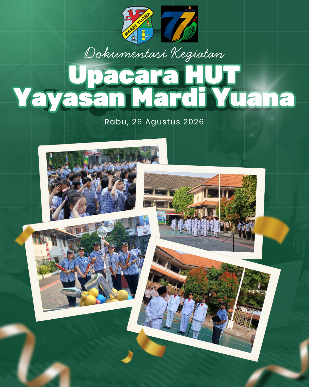 Upacara HUT Yayasan Mardi Yuana