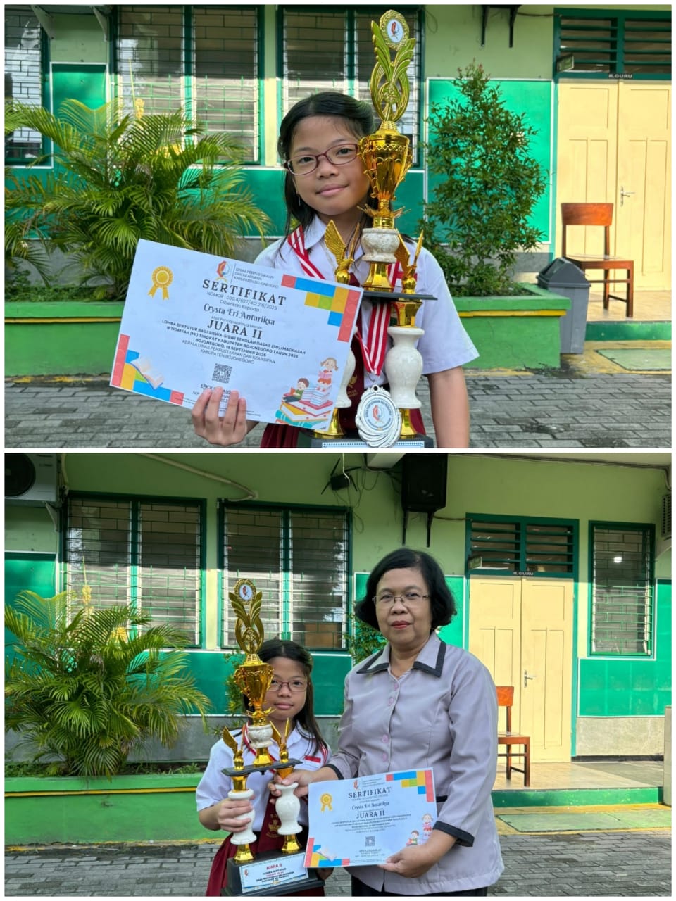 Crysta Eri Antariksa Juara II Lomba Bertutur