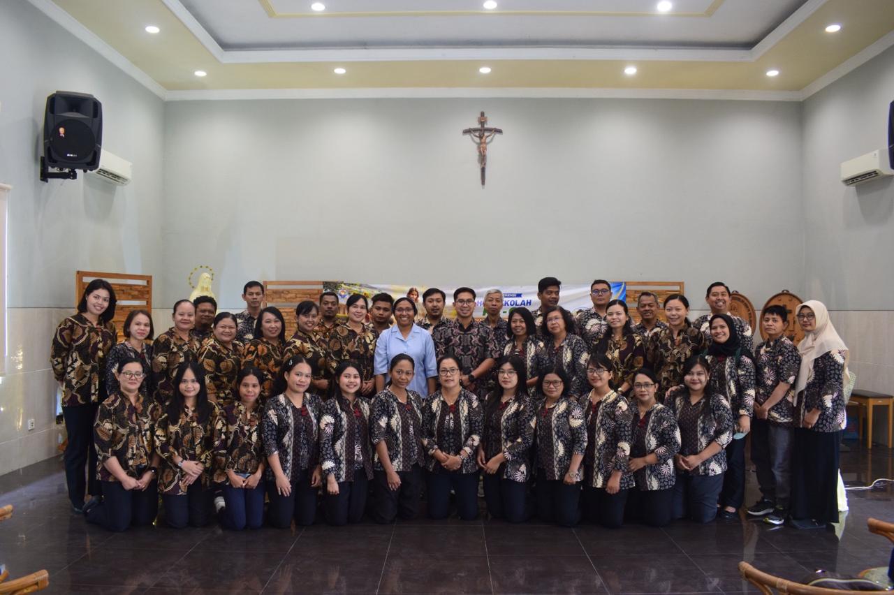 Konferensi Guru dan Karyawan KB-TK-SD Katolik Santo Paulus Dalam Rangka Perayaan HUT Sekolah ke-63 Tahun.