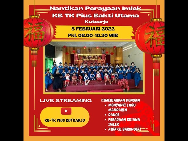 Perayaan Imlek streaming di Youtube